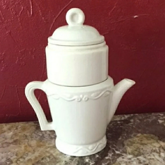 VTG PORCELIER VITREOUS TEA POT DUTCH GIRL - Picture 3 of 11